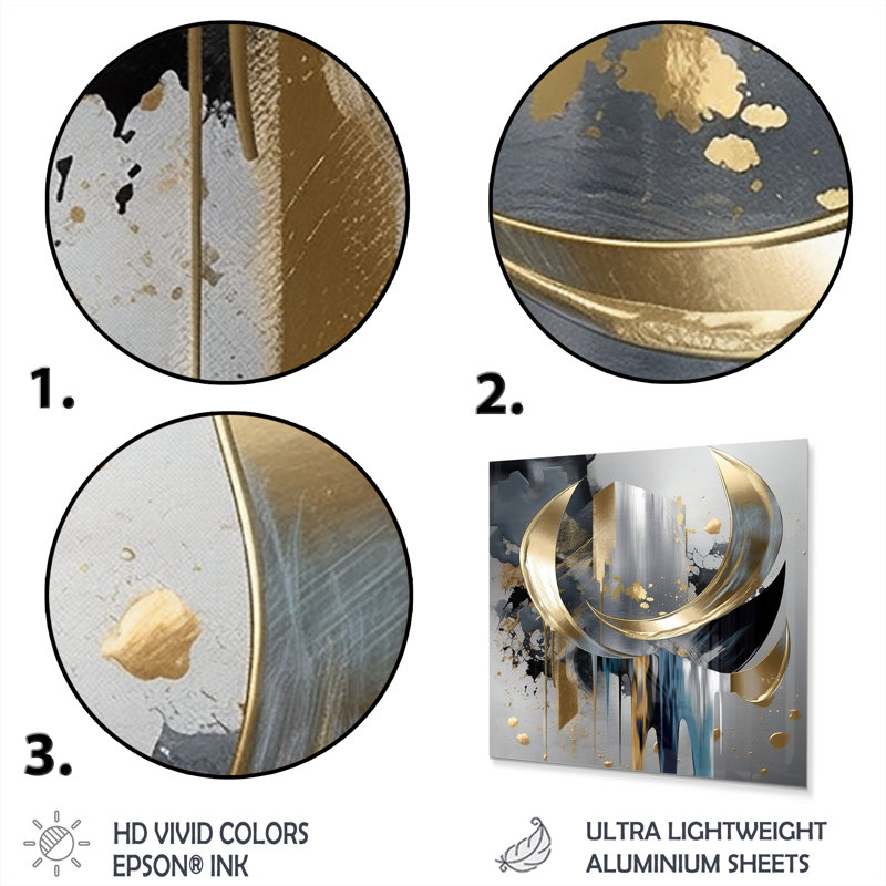 Willa Arlo™ Interiors Abstract Shapes and Lines I Wall Décor & Reviews